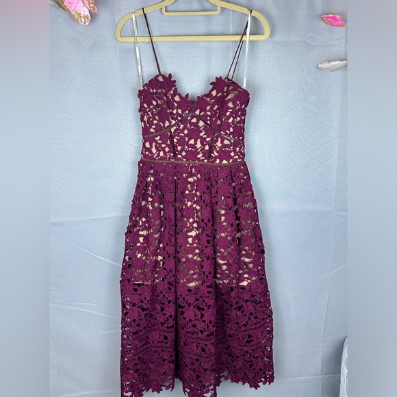 ✨Host Pick✨Self Portrait Lace Coctail Dress- Sz 2 - Picture 3 of 10